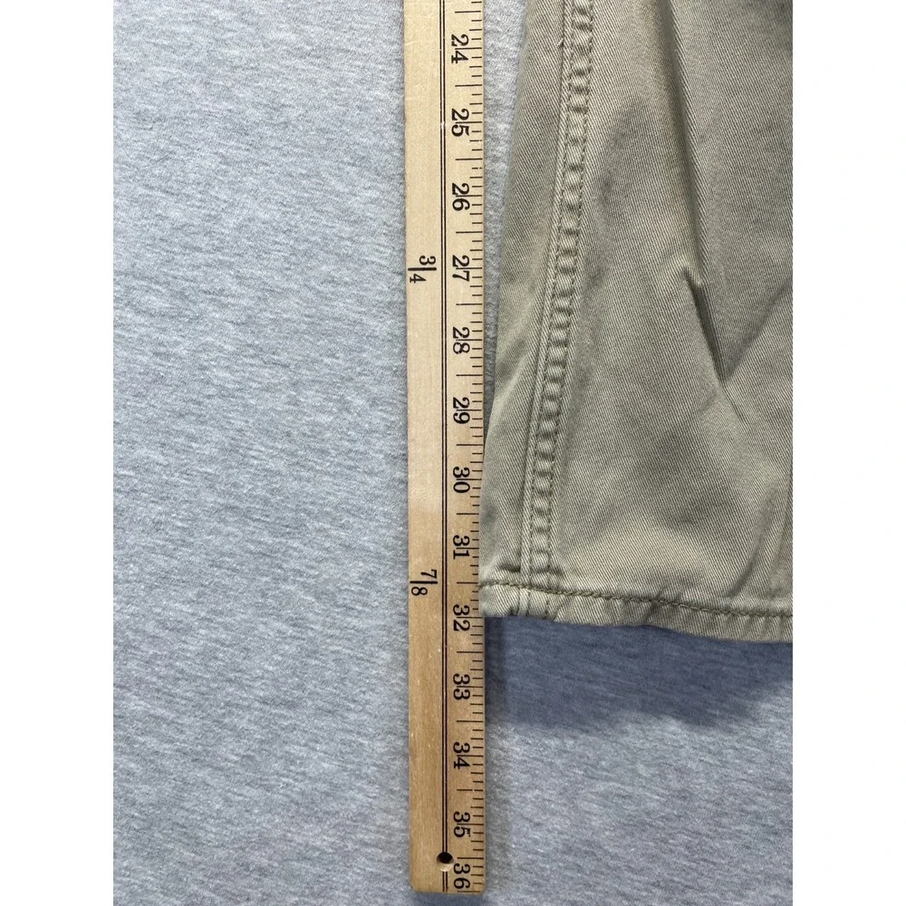 Old Navy Built In Touch Jeans Mens 34x34 (Fits 34x32) Khaki Denim Straight Leg